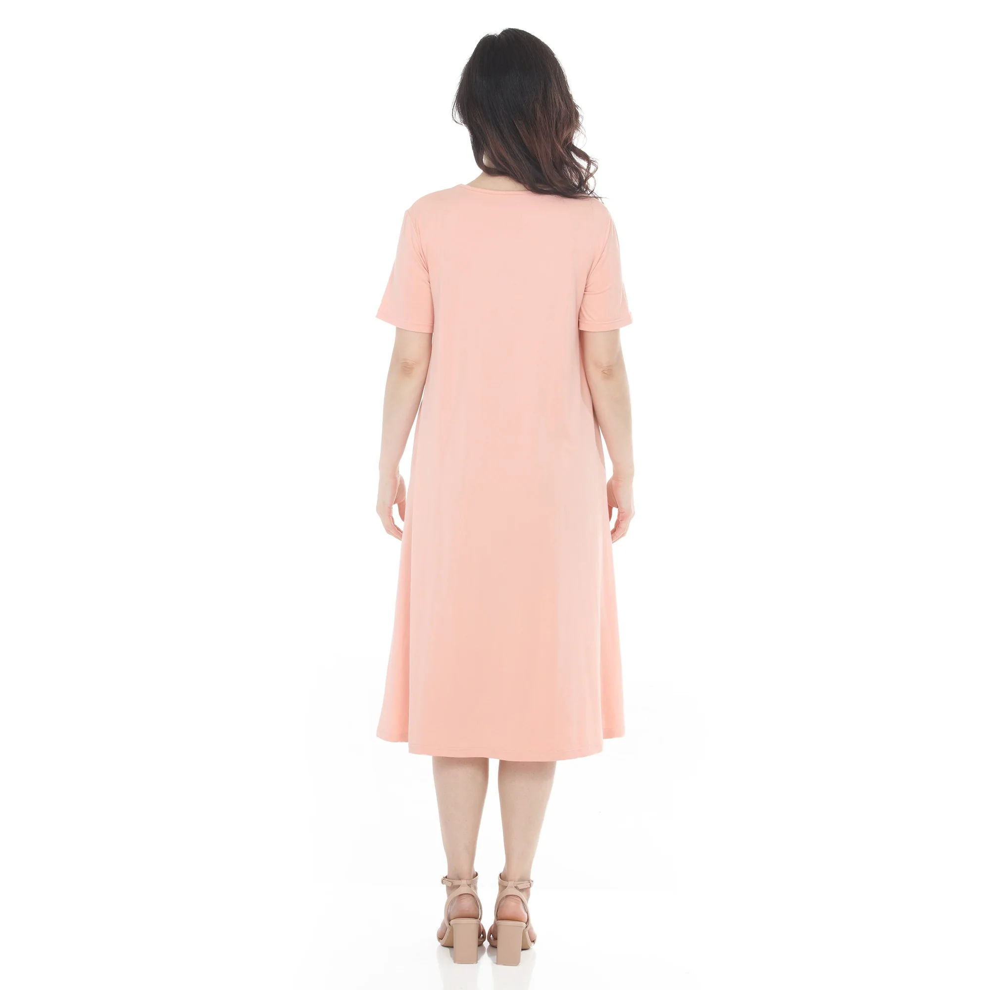Women's Tee Swing Midi Dress - Image 19