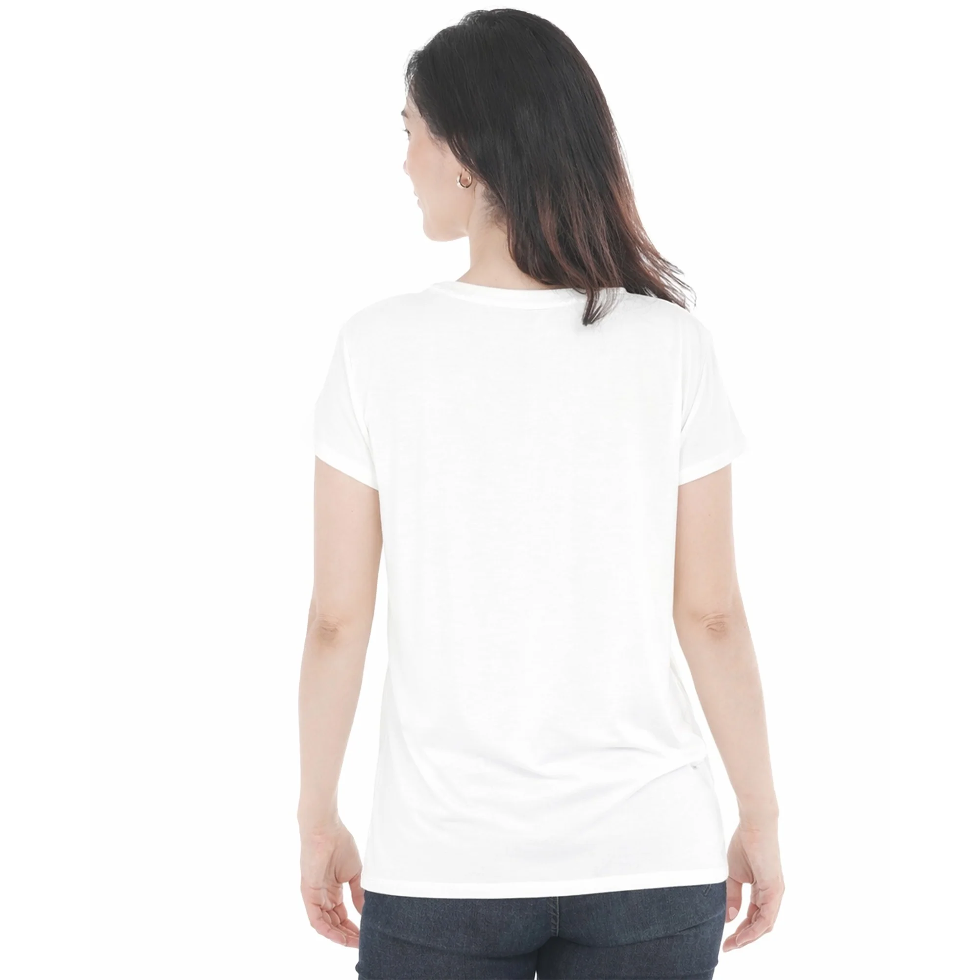 Women's V-Neck Front Tie Pullover Top - Image 18