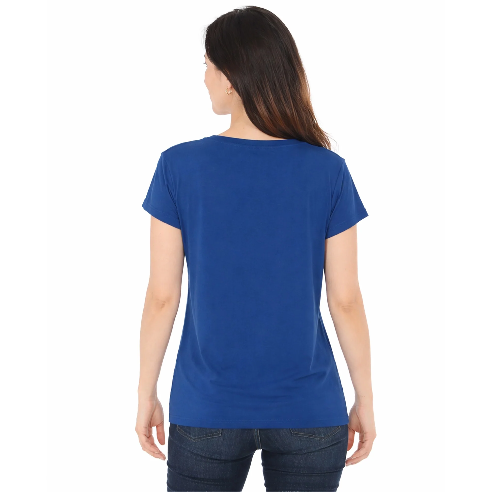Women's V-Neck Front Tie Pullover Top - Image 8