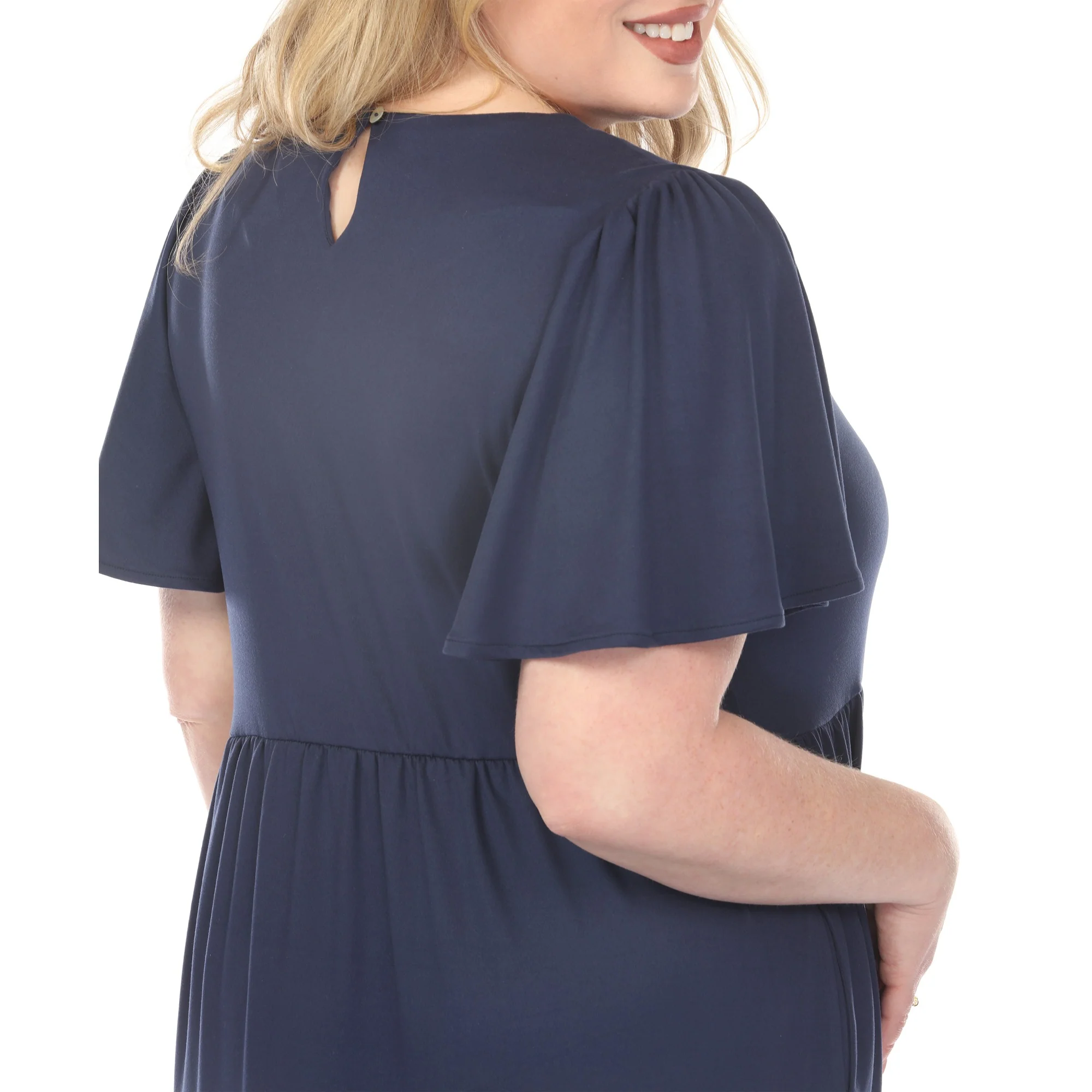 Women's V-Neck Short Sleeve Dress - Image 9